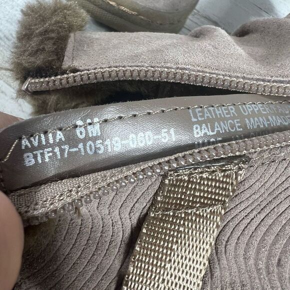 BareTraps Women's Avita Cold Weather Ankle Booties Faux‎ Fur Line Brown 6M - Picture 8 of 8